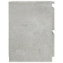 Mesitas de noche 2 uds aglomerado gris hormigón 30x30x40 cm de vidaXL, Mesitas de noche - Ref: Foro24-800522, Precio: 58,38 €...