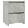 Mesitas de noche 2 uds aglomerado gris hormigón 30x30x40 cm de vidaXL, Mesitas de noche - Ref: Foro24-800522, Precio: 59,01 €...