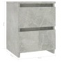Mesitas de noche 2 uds aglomerado gris hormigón 30x30x40 cm de vidaXL, Mesitas de noche - Ref: Foro24-800522, Precio: 58,38 €...