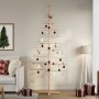 Árbol de Navidad de madera de adorno madera maciza pino 210 cm en Decoración Festiva y Estacional | Comprar online en Foru.es