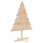 Árbol de Navidad de adorno madera maciza 110 cm en Decoración Festiva y Estacional | Comprar online en Foru.es