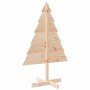 Árbol de Navidad de adorno madera maciza 110 cm en Decoración Festiva y Estacional | Comprar online en Foru.es