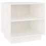 Mesita de noche de madera maciza de pino blanco 40x34x40 cm de vidaXL, Mesitas de noche - Ref: Foro24-813327, Precio: 38,49 €...
