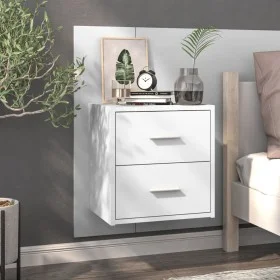 Weißer Wand-Nachttisch von vidaXL, Nachttische - Ref: Foro24-810989, Preis: 53,83 €, Rabatt: %