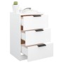 Mesita de noche blanca 40x36x65 cm de vidaXL, Mesitas de noche - Ref: Foro24-811268, Precio: 63,21 €, Descuento: %
