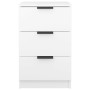 Mesita de noche blanca 40x36x65 cm de vidaXL, Mesitas de noche - Ref: Foro24-811268, Precio: 63,21 €, Descuento: %