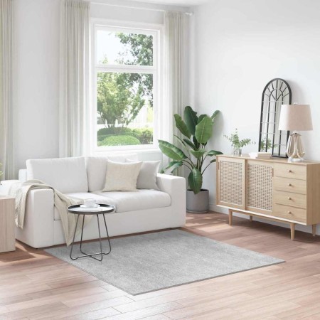 Alfombra Shaggy Antideslizante Gris 160 x 160 cm PP en Alfombras | Comprar online en Foru.es