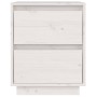 Mesita de noche madera maciza de pino blanco 40x35x50 cm de vidaXL, Mesitas de noche - Ref: Foro24-813317, Precio: 69,50 €, D...