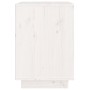 Mesita de noche madera maciza de pino blanco 40x35x50 cm de vidaXL, Mesitas de noche - Ref: Foro24-813317, Precio: 69,50 €, D...