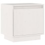 Mesita de noche de madera maciza de pino blanco 40x30x40 cm de vidaXL, Mesitas de noche - Ref: Foro24-813307, Precio: 43,86 €...