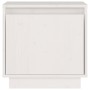 Mesita de noche de madera maciza de pino blanco 40x30x40 cm de vidaXL, Mesitas de noche - Ref: Foro24-813307, Precio: 43,86 €...