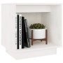Mesita de noche de madera maciza de pino blanco 40x30x40 cm de vidaXL, Mesitas de noche - Ref: Foro24-813337, Precio: 35,44 €...