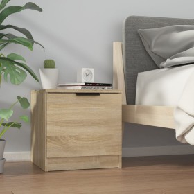 Mesita de noche color roble Sonoma 40x39x40 cm de vidaXL, Mesitas de noche - Ref: Foro24-811202, Precio: 37,82 €, Descuento: %