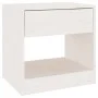 Nachttisch aus massivem Kiefernholz weiß 40x31x40 cm von vidaXL, Nachttische - Ref: Foro24-808065, Preis: 41,50 €, Rabatt: %
