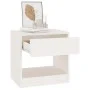 Nachttisch aus massivem Kiefernholz weiß 40x31x40 cm von vidaXL, Nachttische - Ref: Foro24-808065, Preis: 41,50 €, Rabatt: %