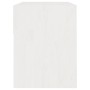 Mesita de noche madera maciza de pino blanco 40x31x40 cm de vidaXL, Mesitas de noche - Ref: Foro24-808065, Precio: 40,46 €, D...