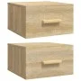 Wand-Nachttische 2 Stück Sonoma Eiche Farbe 35x35x20 cm von vidaXL, Nachttische - Ref: Foro24-812841, Preis: 40,09 €, Rabatt: %
