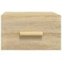 Wand-Nachttische 2 Stück Sonoma Eiche Farbe 35x35x20 cm von vidaXL, Nachttische - Ref: Foro24-812841, Preis: 40,09 €, Rabatt: %