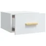Mesitas de noche de pared 2 uds blanco brillo 35x35x20 cm de vidaXL, Mesitas de noche - Ref: Foro24-812847, Precio: 45,22 €, ...
