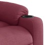 Sillón reclinable de tela rojo tinto en Sillones | Comprar online en Foru.es