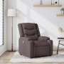Sillón reclinable de tela marrón oscuro en Sillones | Comprar online en Foru.es