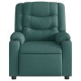 Sillón reclinable de tela verde oscuro en Sillones | Comprar online en Foru.es