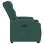 Sillón reclinable de tela verde oscuro en Sillones | Comprar online en Foru.es