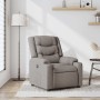 Sillón reclinable de tela gris taupe en Sillones | Comprar online en Foru.es