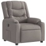 Sillón reclinable de tela gris taupe en Sillones | Comprar online en Foru.es