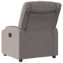 Sillón reclinable de tela gris taupe en Sillones | Comprar online en Foru.es