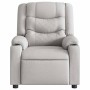 Sillón reclinable de tela gris nube en Sillones | Comprar online en Foru.es