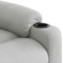 Sillón reclinable de tela gris nube en Sillones | Comprar online en Foru.es