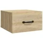 Wand-Nachttische 2 Stk. Sonoma Eiche Farbe 35x35x20 cm von vidaXL, Nachttische - Ref: Foro24-812859, Preis: 45,25 €, Rabatt: %