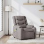 Sillón de masaje reclinable de tela gris taupé en Sillones | Comprar online en Foru.es