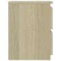 Bedside table 2 pcs Sonoma oak-colored chipboard 30x30x40 cm by vidaXL, Nightstands - Ref: Foro24-800520, Price: 52,26 €, Dis...