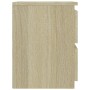 Mesita de noche 2 uds aglomerado color roble Sonoma 30x30x40 cm de vidaXL, Mesitas de noche - Ref: Foro24-800520, Precio: 53,...