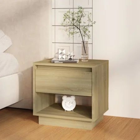 Sonoma Nachttisch aus Eichensperrholz 45x34x44 cm von vidaXL, Nachttische - Ref: Foro24-809518, Preis: 37,43 €, Rabatt: %