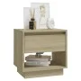 Sonoma Nachttisch aus Eichensperrholz 45x34x44 cm von vidaXL, Nachttische - Ref: Foro24-809518, Preis: 37,43 €, Rabatt: %