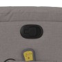 Sillón de masaje reclinable de tela gris taupé en Sillones | Comprar online en Foru.es