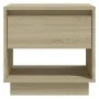 Sonoma Nachttisch aus Eichensperrholz 45x34x44 cm von vidaXL, Nachttische - Ref: Foro24-809518, Preis: 37,43 €, Rabatt: %