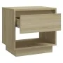 Sonoma Nachttisch aus Eichensperrholz 45x34x44 cm von vidaXL, Nachttische - Ref: Foro24-809518, Preis: 37,43 €, Rabatt: %