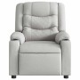 Sillón de masaje reclinable de tela gris nube en Sillones | Comprar online en Foru.es