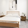 Mesitas de noche 2 uds madera de pino marrón miel 35x34x32 cm de vidaXL, Mesitas de noche - Ref: Foro24-813402, Precio: 53,53...