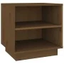 Solid pine wood honey brown bedside table 40x34x40cm by vidaXL, Nightstands - Ref: Foro24-813331, Price: 29,31 €, Discount: %