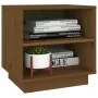 Solid pine wood honey brown bedside table 40x34x40cm by vidaXL, Nightstands - Ref: Foro24-813331, Price: 29,31 €, Discount: %
