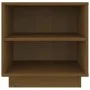 Solid pine wood honey brown bedside table 40x34x40cm by vidaXL, Nightstands - Ref: Foro24-813331, Price: 29,31 €, Discount: %