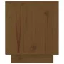 Solid pine wood honey brown bedside table 40x34x40cm by vidaXL, Nightstands - Ref: Foro24-813331, Price: 29,31 €, Discount: %