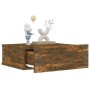 Mesita de noche flotante 2 uds madera roble ahumado 40x30x15cm de vidaXL, Mesitas de noche - Ref: Foro24-815283, Precio: 28,8...