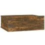 Floating bedside table 2 units smoked oak wood 40x30x15cm by vidaXL, Nightstands - Ref: Foro24-815283, Price: 28,62 €, Discou...