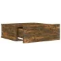 Floating bedside table 2 units smoked oak wood 40x30x15cm by vidaXL, Nightstands - Ref: Foro24-815283, Price: 28,62 €, Discou...